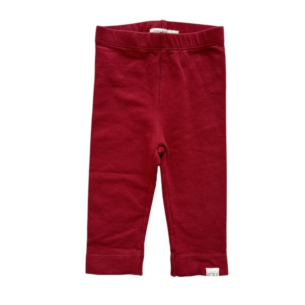 Miles Baby Red Leggings Size 9m